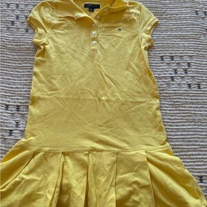 Tommy Hilfiger Bright Yellow Kids Dress
